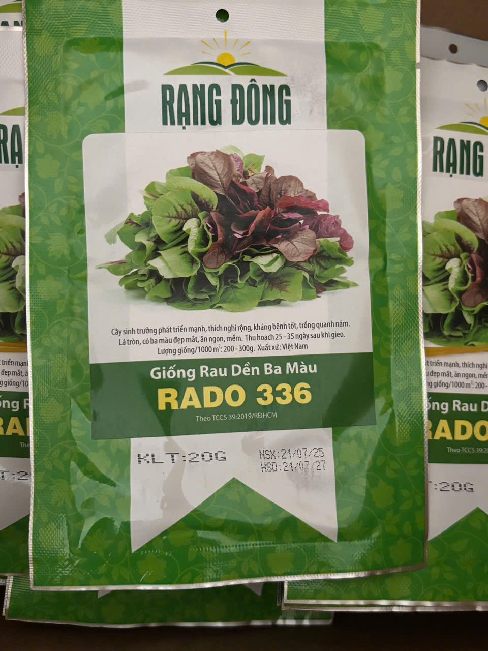 Rau dền 3 màu-20g-Tricolor Amaranth