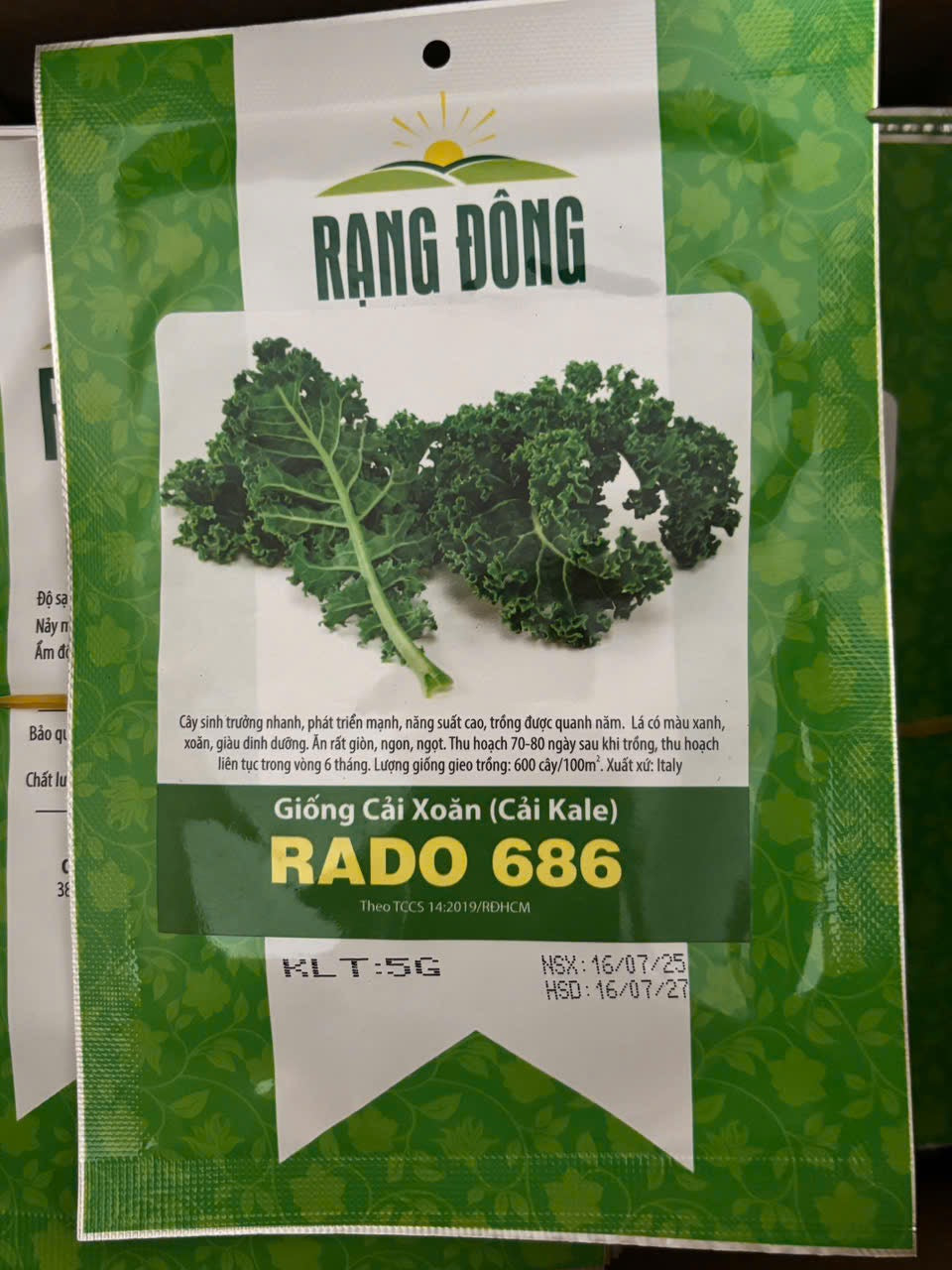 Cải xoăn-5g-kale
