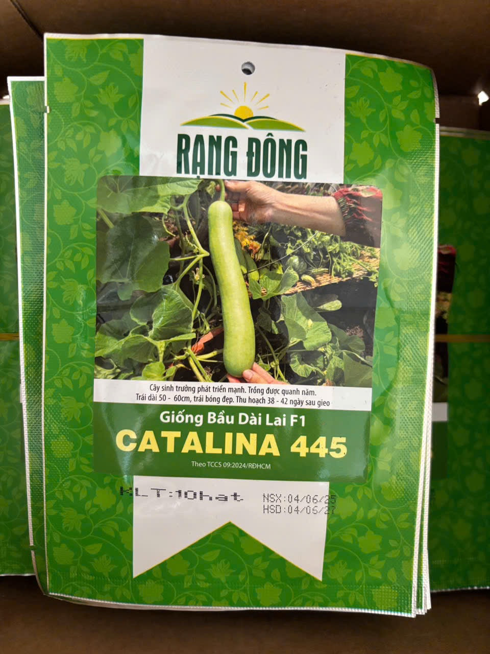 Bầu lai dài f1-10 hạt- F1 Hybrid Long Bottle Gourd