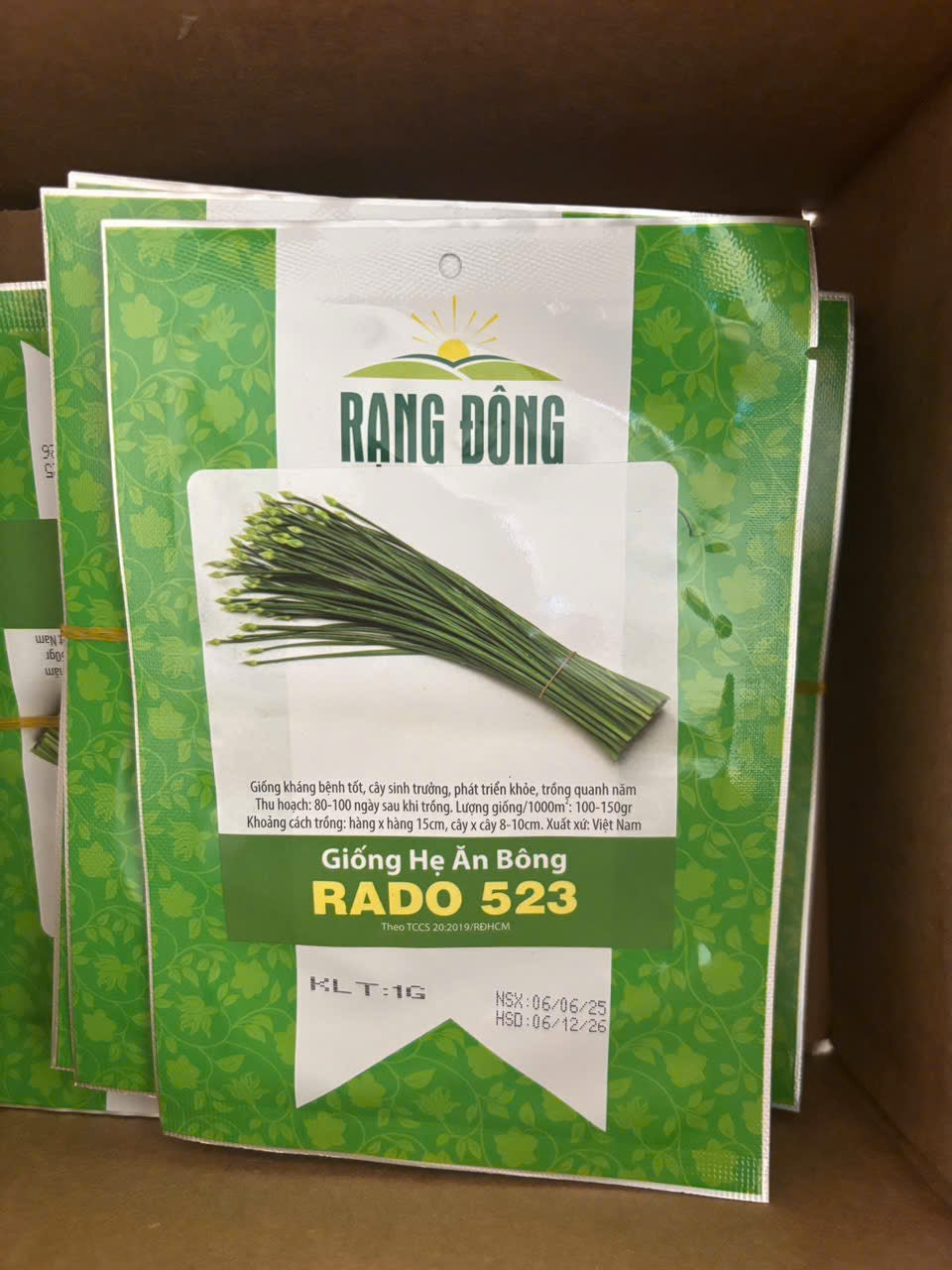 Hẹ ăn bông-1g-Flowering Garlic Chives