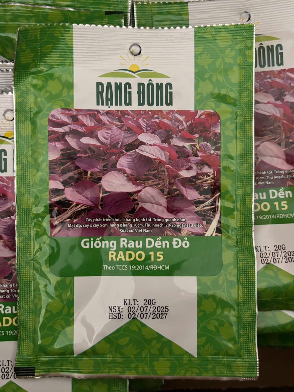 Rau dền đỏ-20g-Red Amaranth