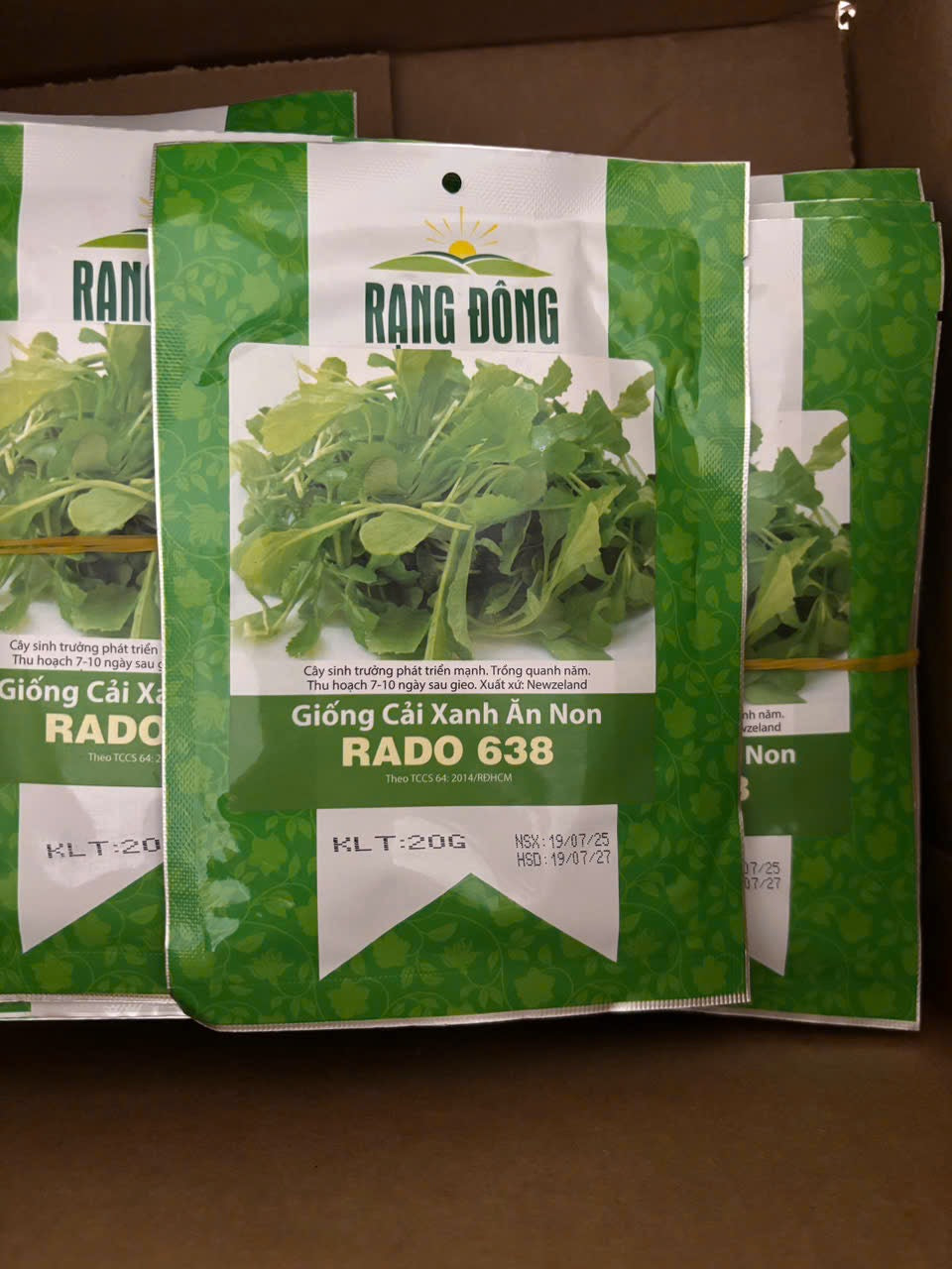 Cải xanh ăn non-20g-Baby Mustard Greens seeds