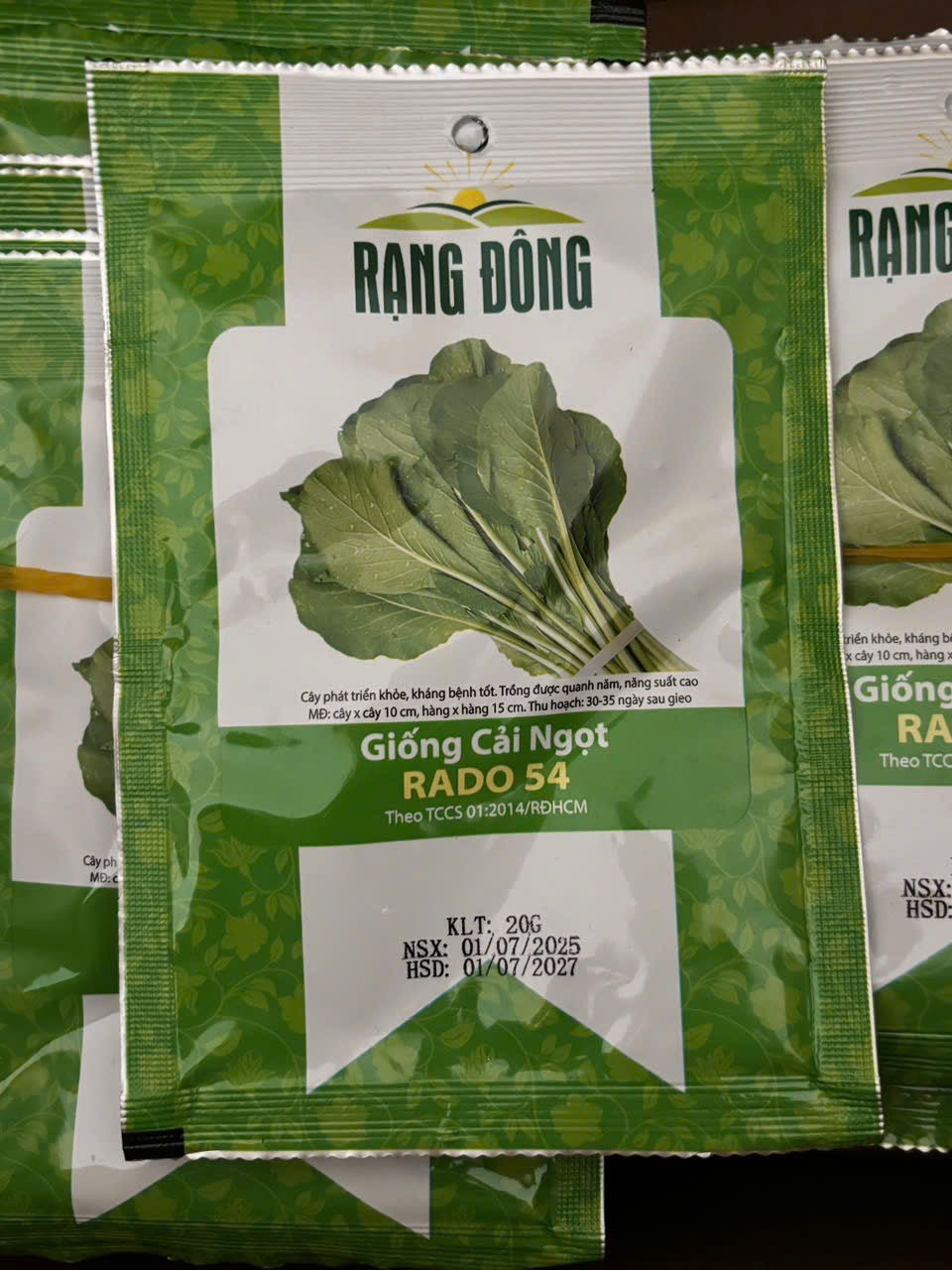 Cải ngọt-20g-sweet cabbage/ yu choy seeds