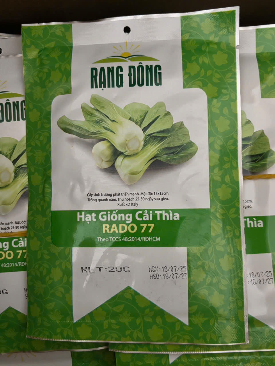 Cải thìa-20g-Bok choy