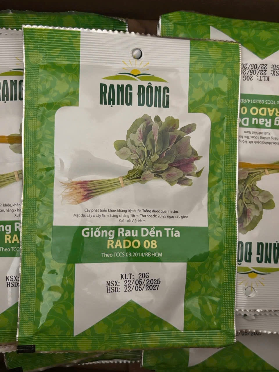 Rau dền tía-20g-Purple Amaranth