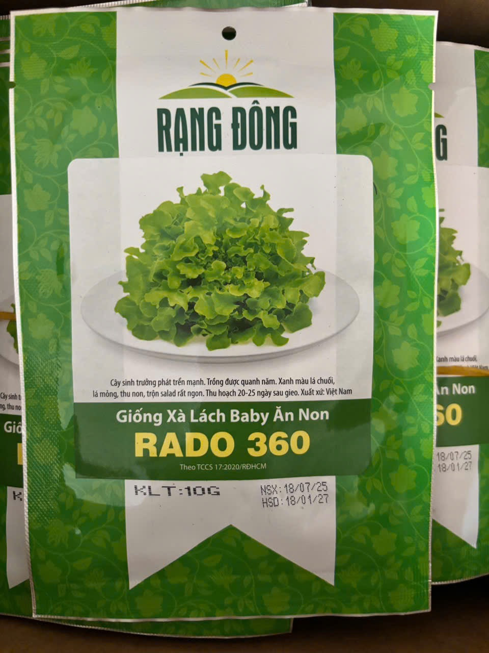 Xà lách baby-10g-Baby Lettuce
