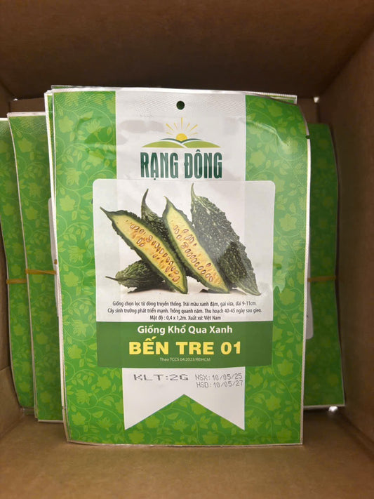 Khổ qua xanh-Green Bitter Melon seeds-2g